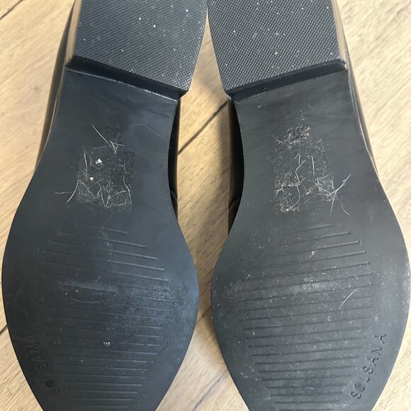 Sol Sana Leather/Cowhide Leopard Print Loafer Size 38 (US8) - Picture 3 of 4